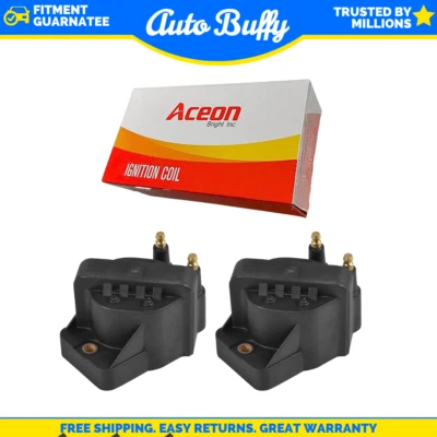 7805-1219-02 Aceon Juego de 2 bobinas de encendido cupé sedán para Saturn SL2 SL1 par Foto 1 de 2