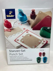 Tchibo Locher Set Schneeflocken Stern Bordüre Kante Ecke Neu Stanzen-Set - Bild 1 von 7