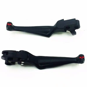Skull ADJUSTABLE Brake Clutch Lever for Harley Fat Boy Dyna Wide Glide Road King - Picture 1 of 8