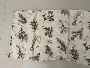 75 X 16 Valanze per Erbe Crema e Verde X3 Tasca per Asta 2 1/2" - Foto 1 di 7