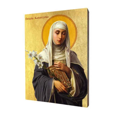 Heilige Katharina von Siena Ikone - Bild 1 von 2