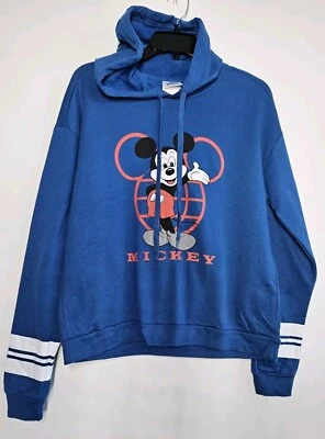 Disney Mickey sweatshirt sz M 100% cotton boys blue - Image 1 of 4