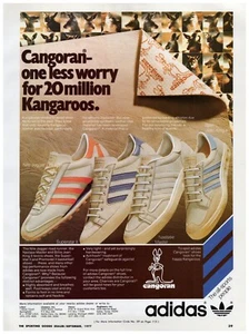 1977 Adidas Sports Shoes Print Ad. Super Star II Man Cave #0614 - Picture 1 of 2