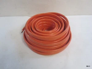50' 10 AWG Orange Copper 2 Conducter Black & White w/10 AWG Ground Wire - Picture 1 of 5