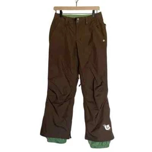 Burton Women’s Downtown Insulated Snowboard Pants Small Brown Snow Ski Winter - Picture 1 of 14
