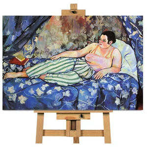 Suzanne Valadon Das blaue Zimmer Wandbild Bild Druck fertig zum Aufhängen - Bild 1 von 1