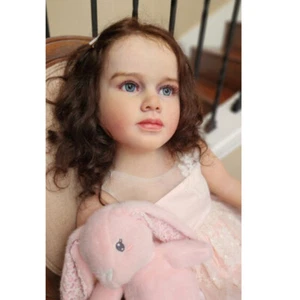 Riesiges 40 Zoll Reborn Baby Puppe bemaltes Kit zum Selbermachen unvollendete Puppenteile Geburtstagsgeschenk - Bild 1 von 4