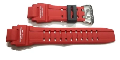 Подлинный сменный ремешок Casio G SHOCK для GA1000-4B GA1000 Gravitymaster КРАСНЫЙ * - Изображение 1 из 2