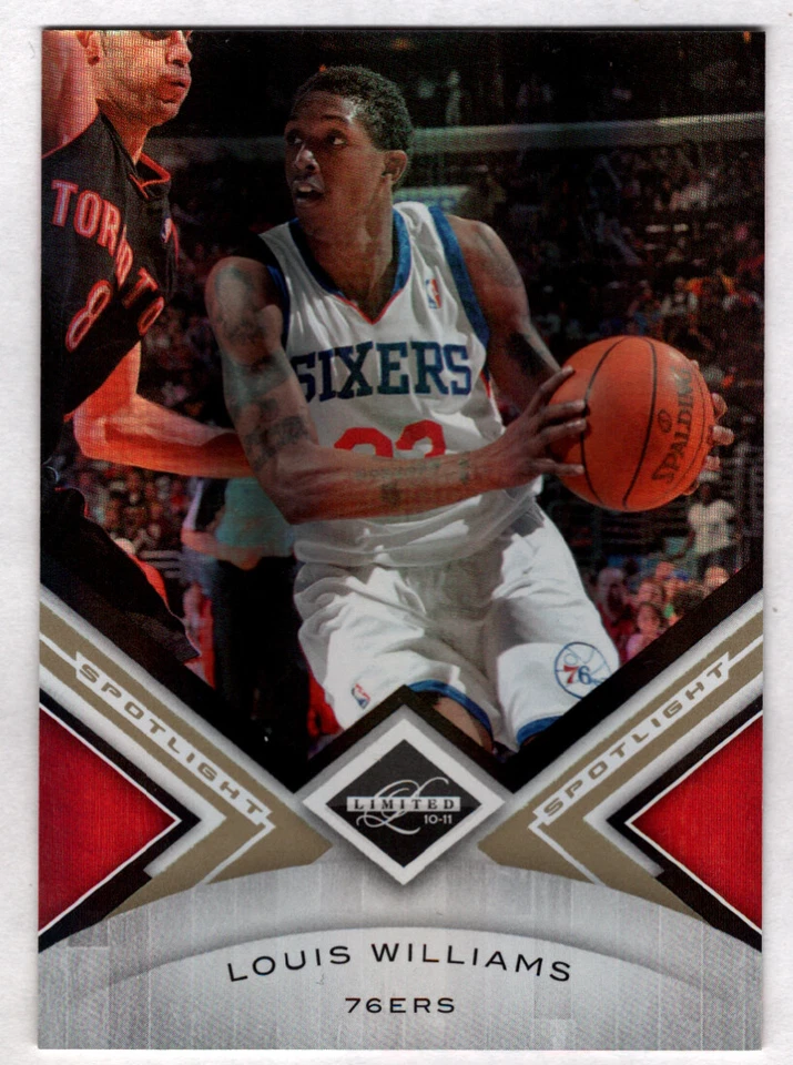 Louis Williams 2010-11 Limited Spotlight Gold 23/49 Jersey Number - Image 1 of 1