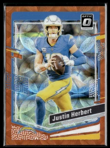 2023 Donruss Optic Orange Scope #104 Justin Herbert 22/79 - Picture 1 of 2