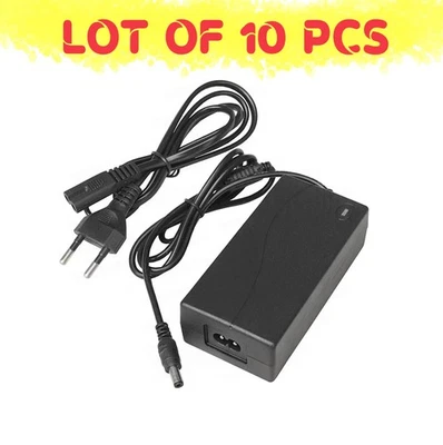 Lot of 10 PCS AC DC Adapter (Model: 0940) cable 2.5/5.5 mm, 9V, 4A - Image 1 of 4