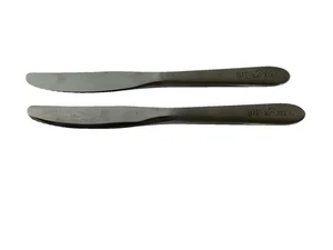 USAir Airline Silverware Flatware 2 Knife Knifes - Picture 1 of 6