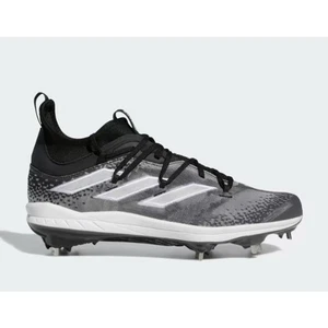 adidas Adizero Afterburner NWV Black White Baseball Cleats Size 8 GZ4580 New - Picture 1 of 8