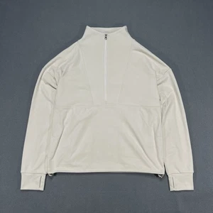Varley Timberley Half-Zip Midlayer Cementmarl Beige XSmall Active Luxe VAR02124 - Picture 1 of 10