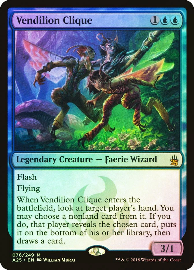 MTG FOIL Vendilion Clique  - Masters 25 #76 - Image 1 of 1