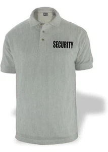 First Class Tactical Security Polo Shirt - Gray - Size 3X Adult Button New - Picture 1 of 6