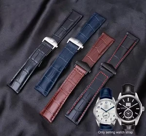 Crocodile Strap for TAG Heuer Carrera 19–22mm – Leather Watch Band Upgrade - Picture 1 of 17