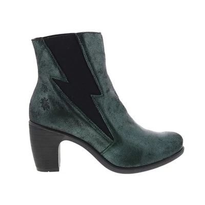 Fly London Kimi KIMI979FLY-002 Mujer Cuero Verde Botines y Botines Botas Foto 1 de 4