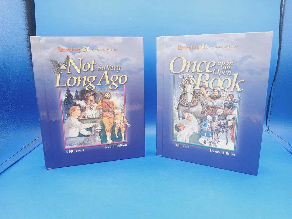 BJU Press, Grade 3 Readers, Set Of 2: 3A,3B, Hardback, 2nd Edition VG Condition. - Image 1 of 4