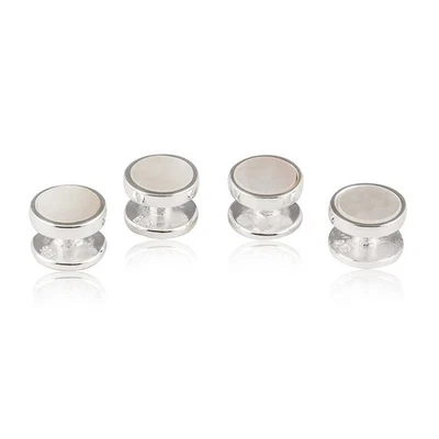 Aretes de madreperla de plata de ley 925 para hombre regalo boda fiesta judía... Foto 1 de 4