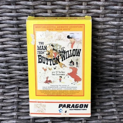 The Man From Button Willow BETA•BETAMAX (NOT VHS) Paragon RARE Cartoon 1982 - Image 1 of 4