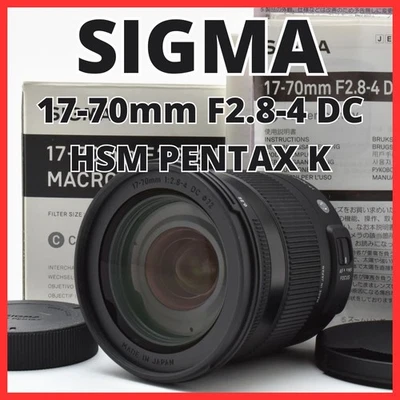 H13[6830]18 MINT Sigma 17-70mm F2.8-4 DC MACRO HSM Contemporary Lens for Pentax - Image 1 of 4