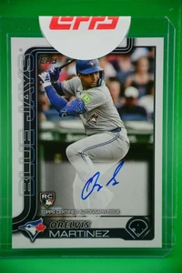 2025 Topps Series 1 Orelvis Martinez Flagship Real One Auto Sealed Blue Jays - Picture 1 of 2
