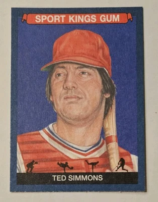 TED SIMMONS 2021 Sportkings Volume 2 - Blue #61 Cardinals HOF All-Star - Image 1 of 3