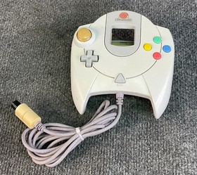 Sega Dreamcast Controller HKT-7700 🎮 Authentic Silver Gamepad - Tested