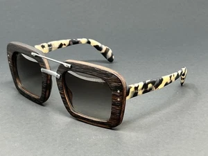 Prada Sunglasses PR30R-UBT0A7 White Havana Malabar 51mm Square Women’s Italy - Picture 1 of 10