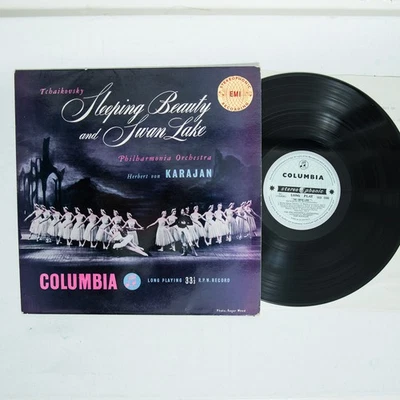 Columbia SAX 2306 ED1 Tchaikovsky Sleeping Beauty Swan Lake Karajan B/S EX - Image 1 of 4