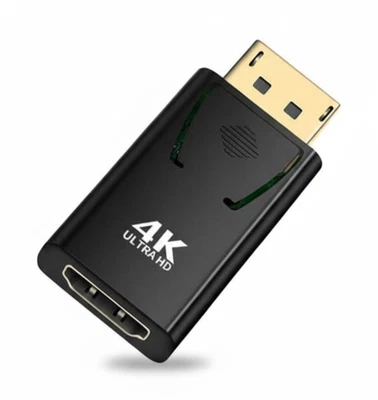 DP auf HDMI Adapter | 4K Displayport Konverter Stecker Audio Video Full HD Neu - Bild 1 von 3