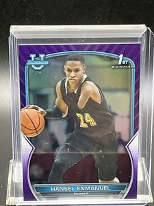 2022-23 Bowman U Chrome Hansel Enmanuel Purple Refractor /399