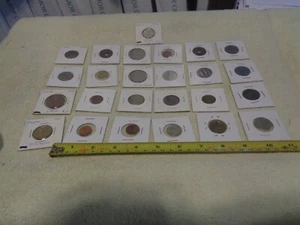 Huge Mixed Bulk Lot of 25 Assorted World International Coins (BOX#KIWI)(P1) - Picture 1 of 10