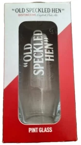 OLD SPECKLED HEN PALE ALE ONE PINT (20oz) GLASS GREENE KING CHRISTMAS GIFT - Picture 1 of 10