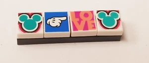 LEGO Mickey Mouse Love Sign Logo Board Minifigure Disney Happy Furniture Decor - Picture 1 of 1