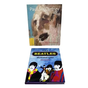 Paul McCartney: Paintings & The Beatles illustrated Lyrics Hardcover Books - Picture 1 of 9