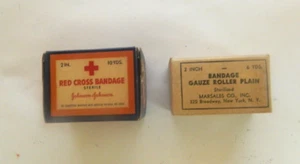 2 Rollos Johnson & Johson, Marsales 2" VENDAJE GASA VINTAGE SELLADO NOS. BB4 - Imagen 1 de 12