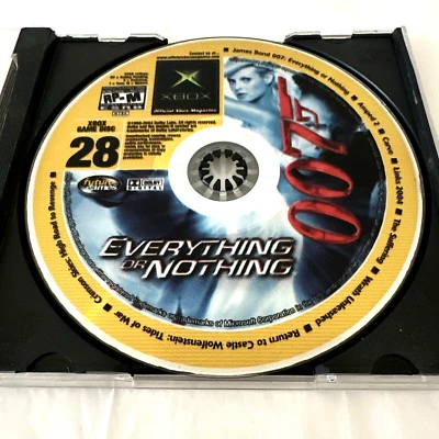 James Bond 007: Everything or Nothing (GOLD Disc Only!) - XBOX GAME DISC 28 - VG - Image 1 of 2