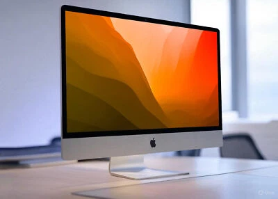 27-inch Apple iMac Retina 5K Core i7-7700K 4.2GHz 32GB RAM 1TB Fusion A1419 2017 - Image 1 of 3