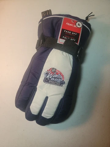 NEW~Winter Classic Reebok SS 2009 Detroit Red Wings Chicago Blackhawks gloves XL Cover