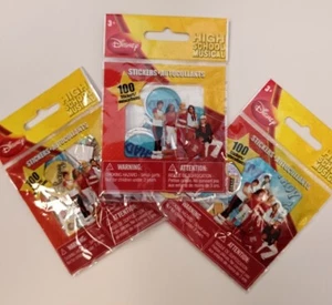 DISNEY HIGH SCHOOL MUSICAL 1 MINI AUFKLEBER - 3 PAKETE x 100 SAMMLERAUFKLEBER - Bild 1 von 4