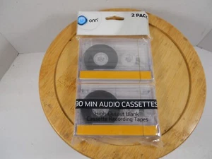 Nuevo paquete de 2 cintas de grabación de casetes de audio en blanco de 90 minutos 22018 - Imagen 1 de 6
