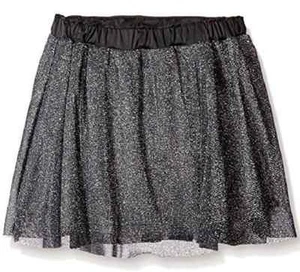 Jessica Simpson Big Girls' Sarabeth Mesh Circle Skirt , Size L, Silver. - Picture 1 of 1