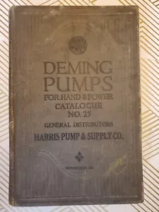 1916 Demming Pumps For Hand & Power Catalog #25 Pittsburgh Pennsylvania 350+ PGS - Foto 1 di 24