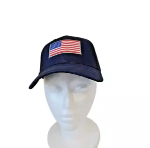 Navy Flag Patrioctic Cap USA New one size - Picture 1 of 4