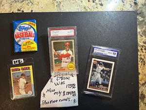 1968 Topps #520 Lou Brock - PSA 8-SET BREAK EXTRA FREE CARDS SEE PHOTO'S - Picture 1 of 8