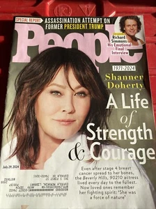 PEOPLE MAGAZINE - JULY 29, 2024 - SHANNEN DOHERTY 1971-2024 A LIFE OF STRENGTH - Picture 1 of 4