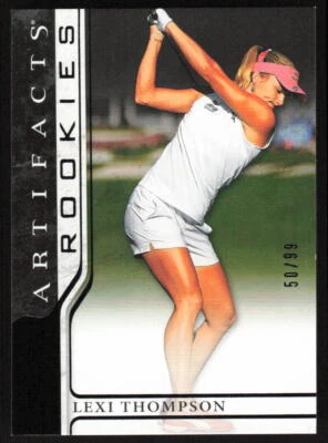 2021 Upper Deck Artifacts Golf Rookie Black #76 Lexi Thompson /99 - Image 1 of 2