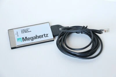 Megahertz PCMCIA 14400bps PCMCIA 2.0 CARTÃO MODEM FAX DADOS CC3144 PC Laptop - Imagem 1 de 4